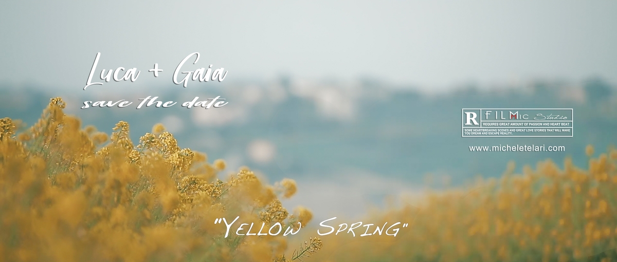YELLOW SPRING  - Luca and Gaia engagement